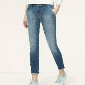 Ann Taylor LOFT Relaxed Skinny Crop‎ Jeans, Women's Size 28/6, NWOT